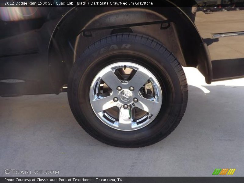 Black / Dark Slate Gray/Medium Graystone 2012 Dodge Ram 1500 SLT Quad Cab