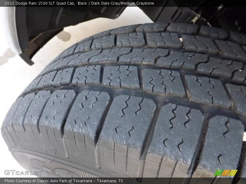 Black / Dark Slate Gray/Medium Graystone 2012 Dodge Ram 1500 SLT Quad Cab