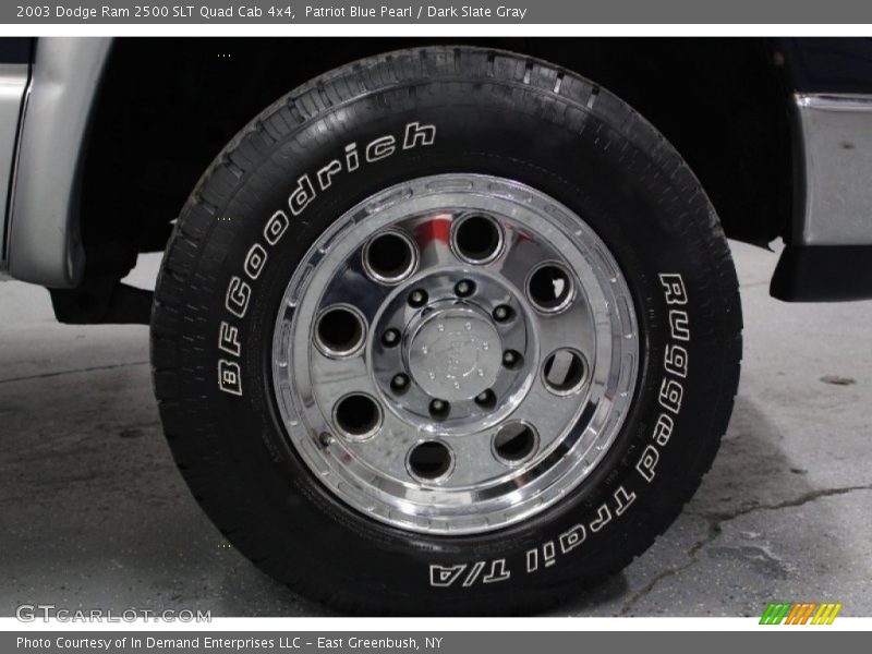 Patriot Blue Pearl / Dark Slate Gray 2003 Dodge Ram 2500 SLT Quad Cab 4x4