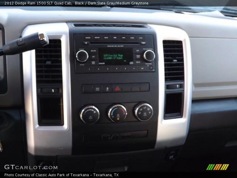 Black / Dark Slate Gray/Medium Graystone 2012 Dodge Ram 1500 SLT Quad Cab