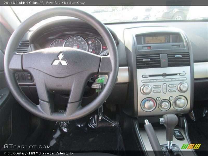 Rave Red / Medium Gray 2011 Mitsubishi Galant FE