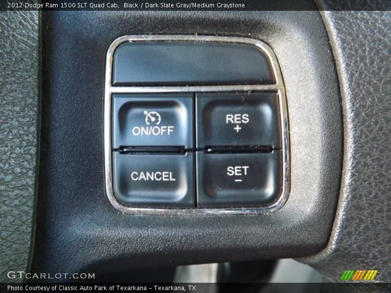 Black / Dark Slate Gray/Medium Graystone 2012 Dodge Ram 1500 SLT Quad Cab