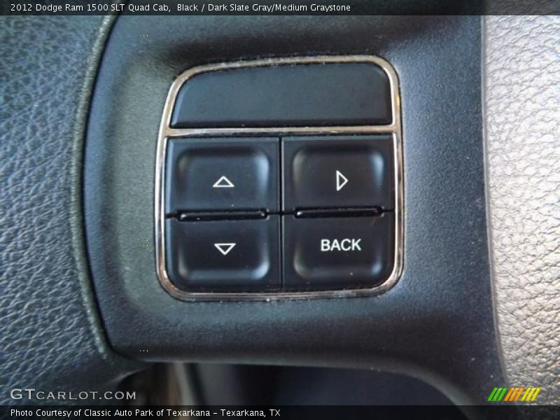 Black / Dark Slate Gray/Medium Graystone 2012 Dodge Ram 1500 SLT Quad Cab