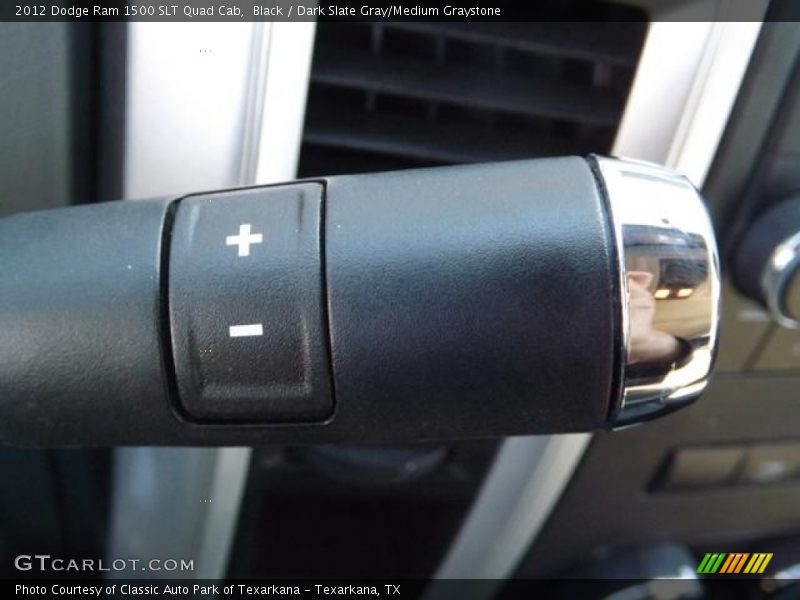 Black / Dark Slate Gray/Medium Graystone 2012 Dodge Ram 1500 SLT Quad Cab