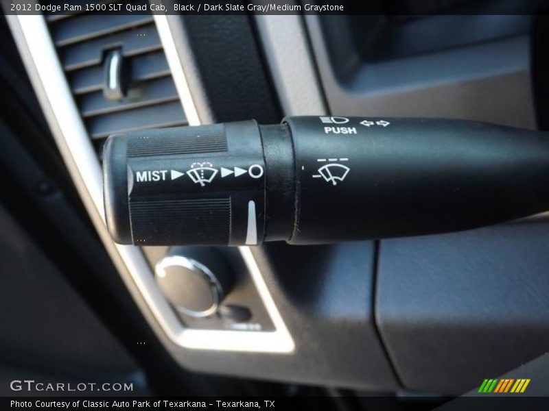 Black / Dark Slate Gray/Medium Graystone 2012 Dodge Ram 1500 SLT Quad Cab