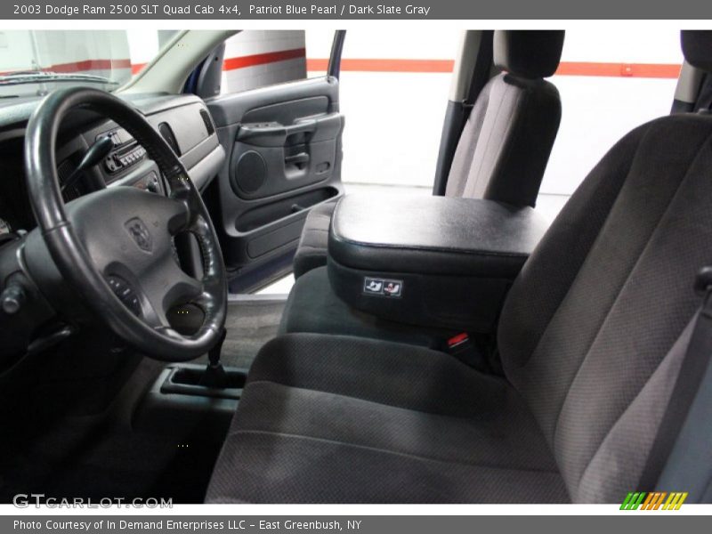 Patriot Blue Pearl / Dark Slate Gray 2003 Dodge Ram 2500 SLT Quad Cab 4x4