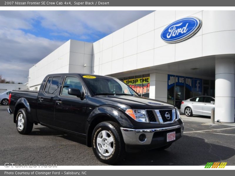 Super Black / Desert 2007 Nissan Frontier SE Crew Cab 4x4