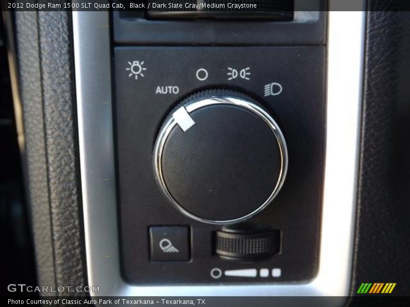 Black / Dark Slate Gray/Medium Graystone 2012 Dodge Ram 1500 SLT Quad Cab