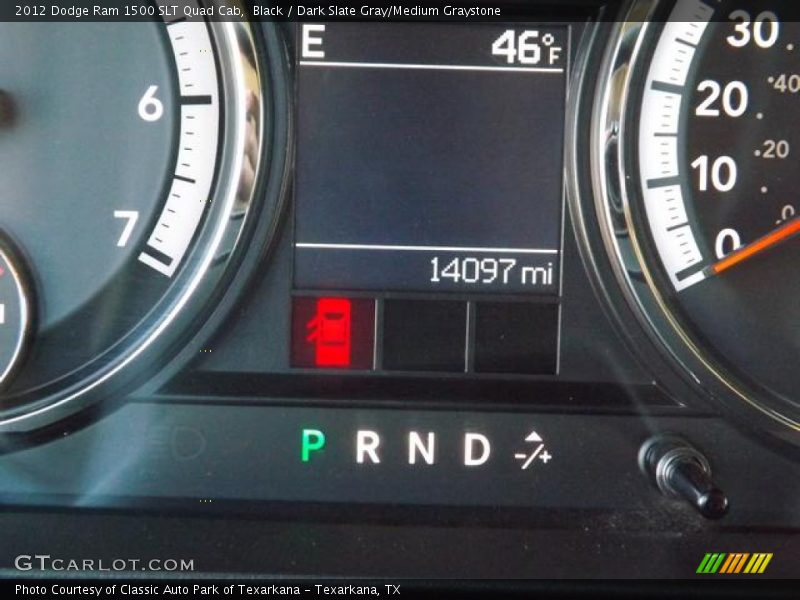 Black / Dark Slate Gray/Medium Graystone 2012 Dodge Ram 1500 SLT Quad Cab