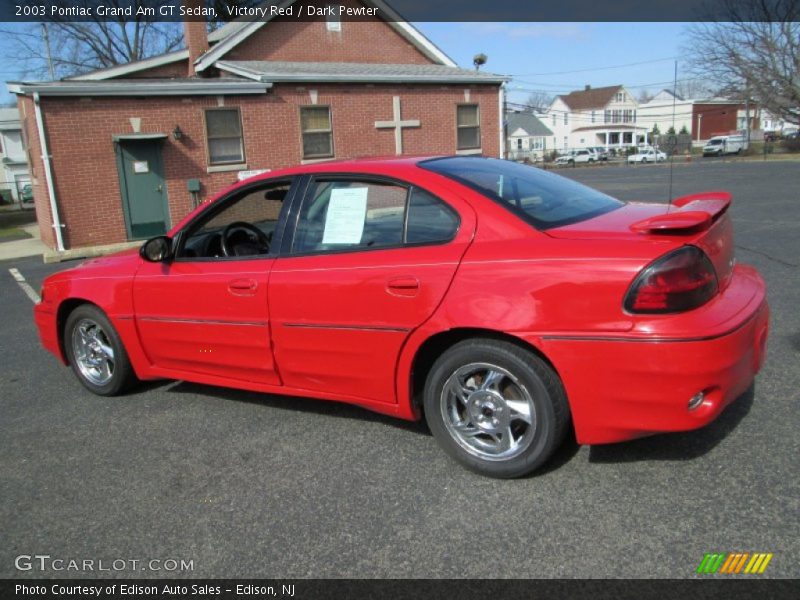 Victory Red / Dark Pewter 2003 Pontiac Grand Am GT Sedan