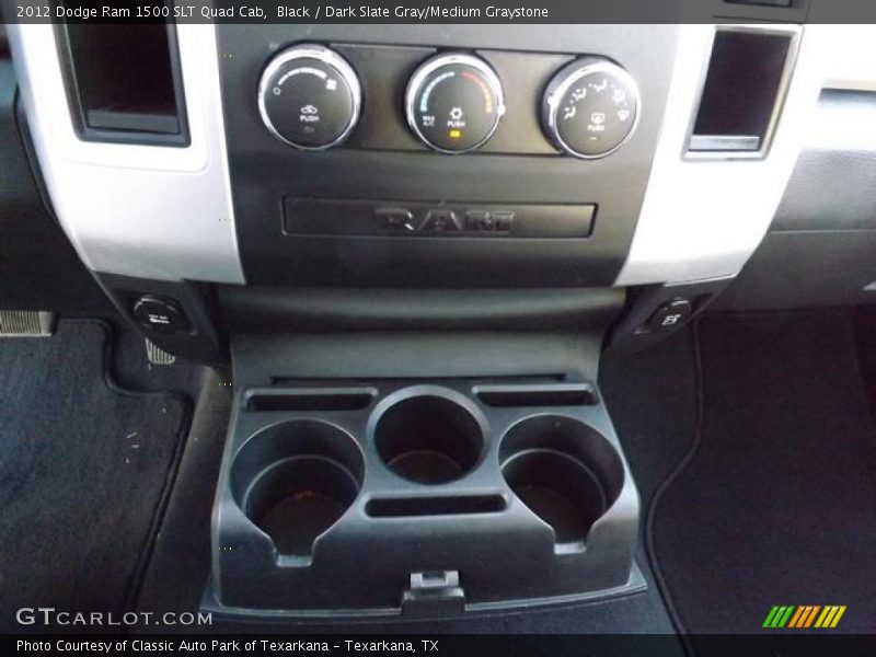Black / Dark Slate Gray/Medium Graystone 2012 Dodge Ram 1500 SLT Quad Cab