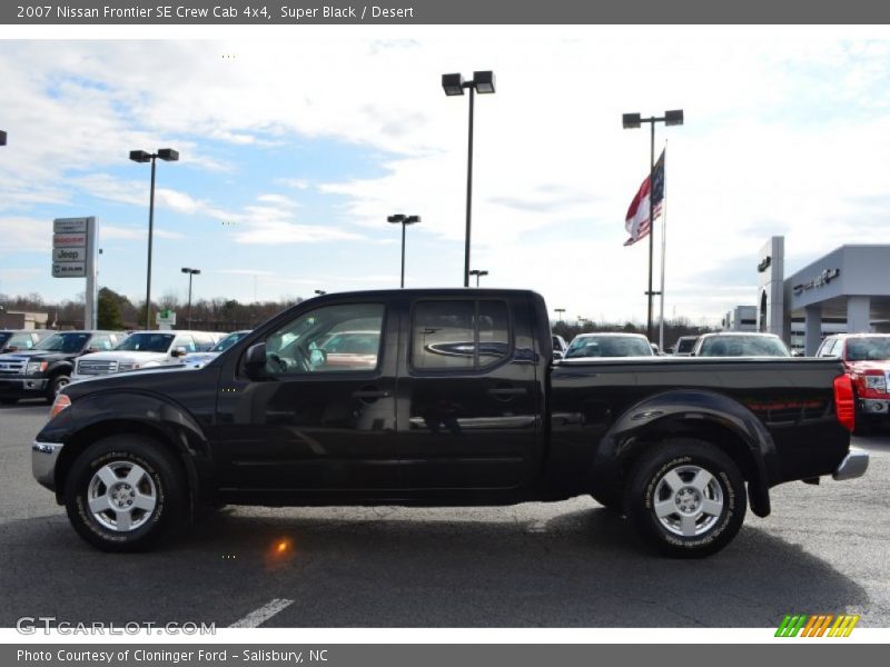 Super Black / Desert 2007 Nissan Frontier SE Crew Cab 4x4