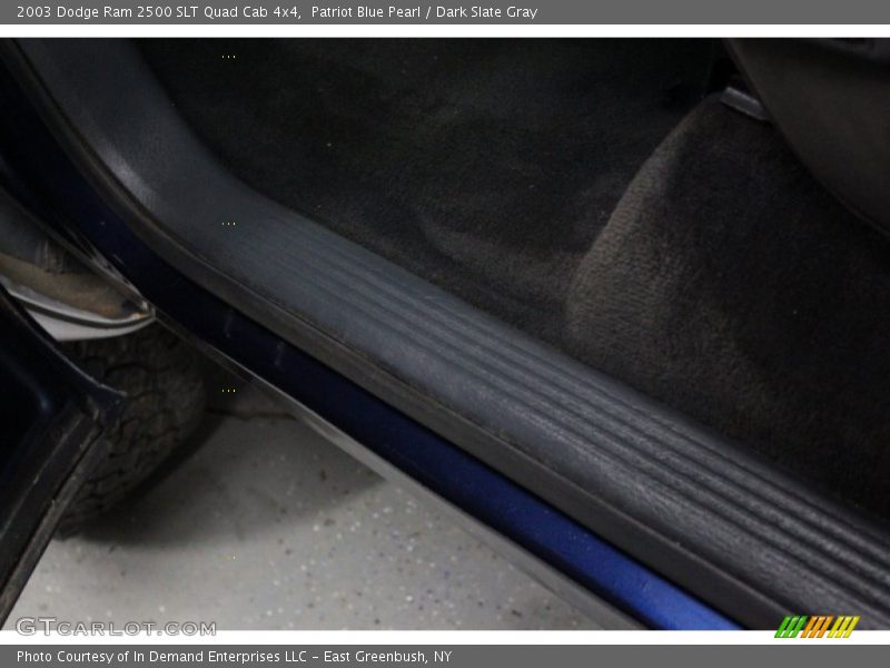 Patriot Blue Pearl / Dark Slate Gray 2003 Dodge Ram 2500 SLT Quad Cab 4x4