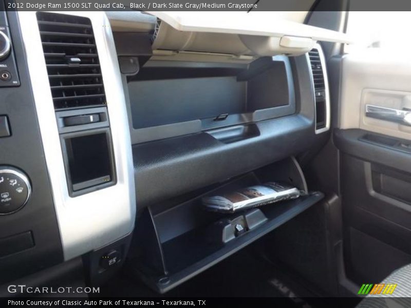 Black / Dark Slate Gray/Medium Graystone 2012 Dodge Ram 1500 SLT Quad Cab