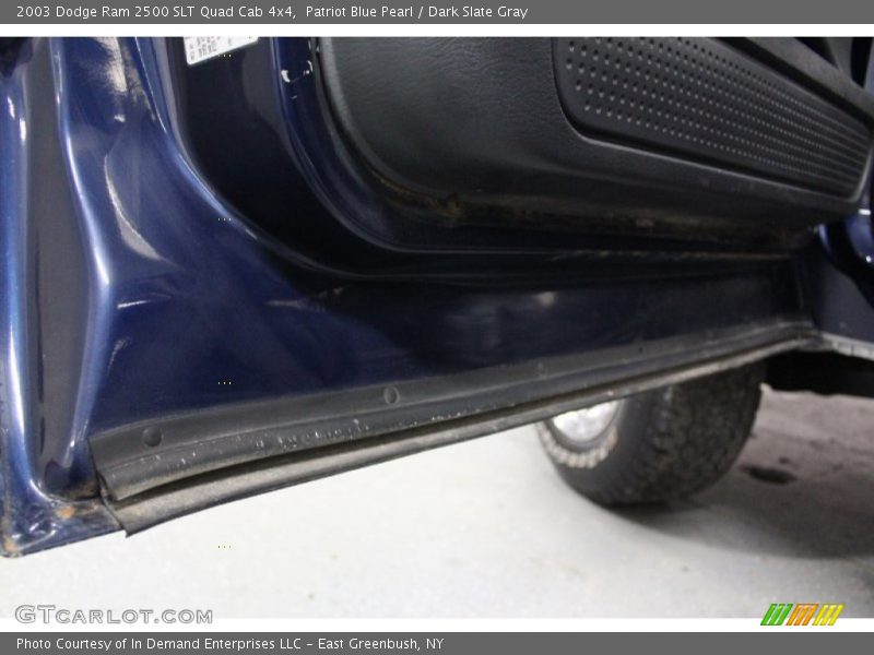 Patriot Blue Pearl / Dark Slate Gray 2003 Dodge Ram 2500 SLT Quad Cab 4x4