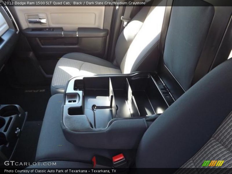 Black / Dark Slate Gray/Medium Graystone 2012 Dodge Ram 1500 SLT Quad Cab