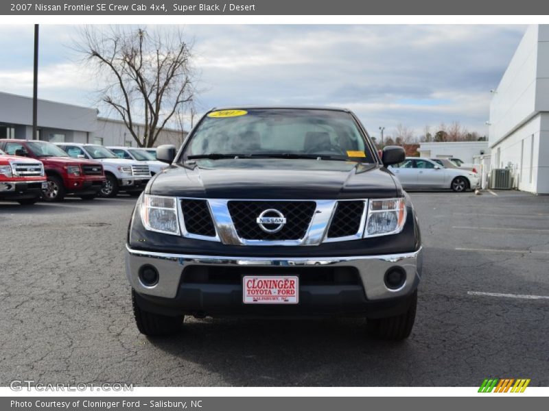 Super Black / Desert 2007 Nissan Frontier SE Crew Cab 4x4
