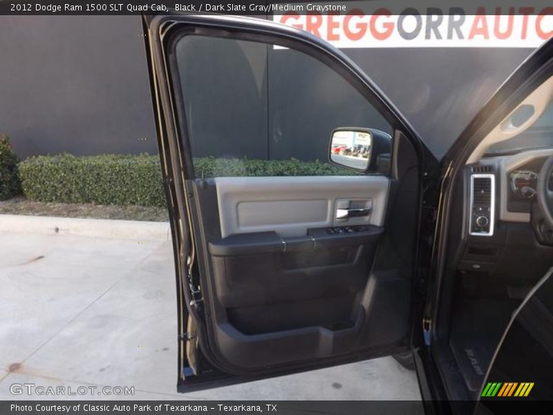 Black / Dark Slate Gray/Medium Graystone 2012 Dodge Ram 1500 SLT Quad Cab