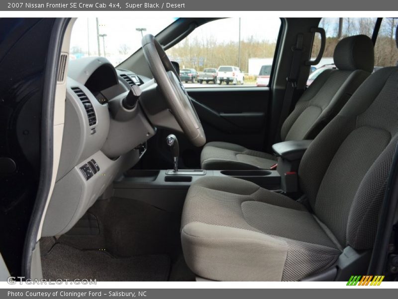 Super Black / Desert 2007 Nissan Frontier SE Crew Cab 4x4