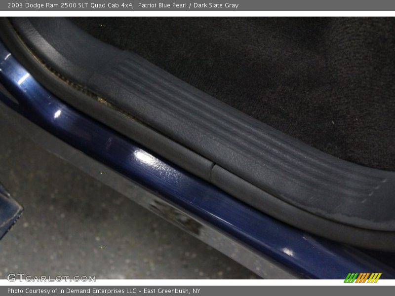 Patriot Blue Pearl / Dark Slate Gray 2003 Dodge Ram 2500 SLT Quad Cab 4x4