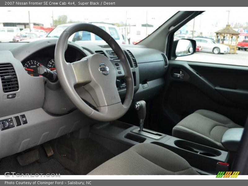 Super Black / Desert 2007 Nissan Frontier SE Crew Cab 4x4