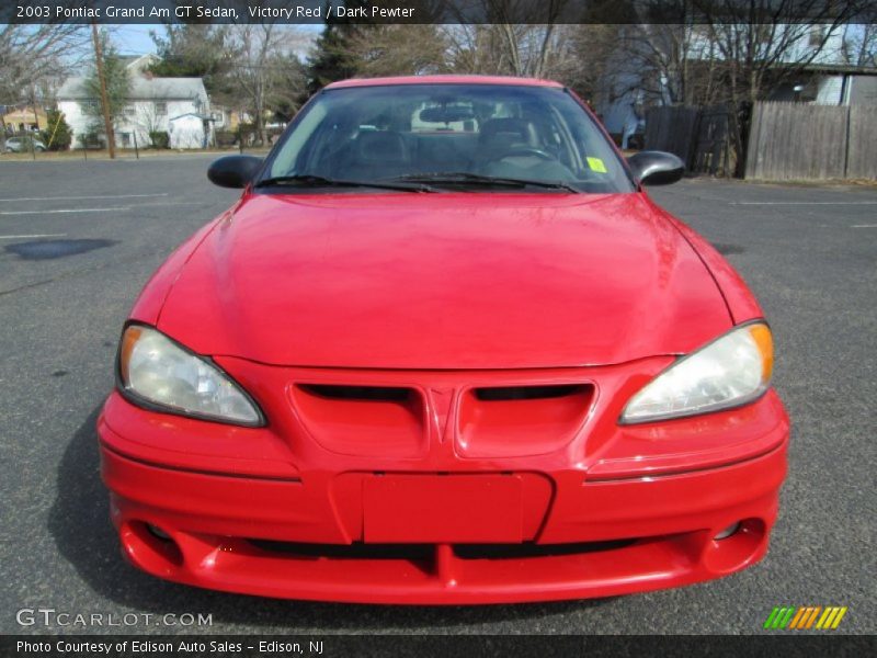 Victory Red / Dark Pewter 2003 Pontiac Grand Am GT Sedan