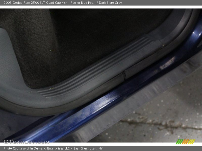 Patriot Blue Pearl / Dark Slate Gray 2003 Dodge Ram 2500 SLT Quad Cab 4x4