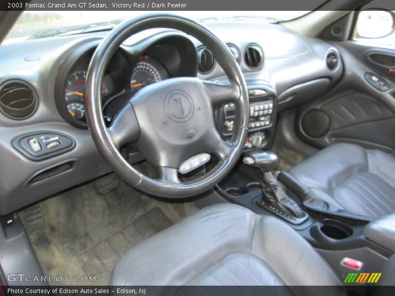Dark Pewter Interior - 2003 Grand Am GT Sedan 