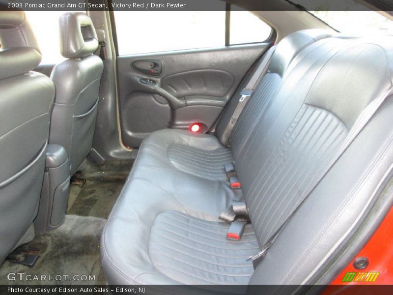 Rear Seat of 2003 Grand Am GT Sedan