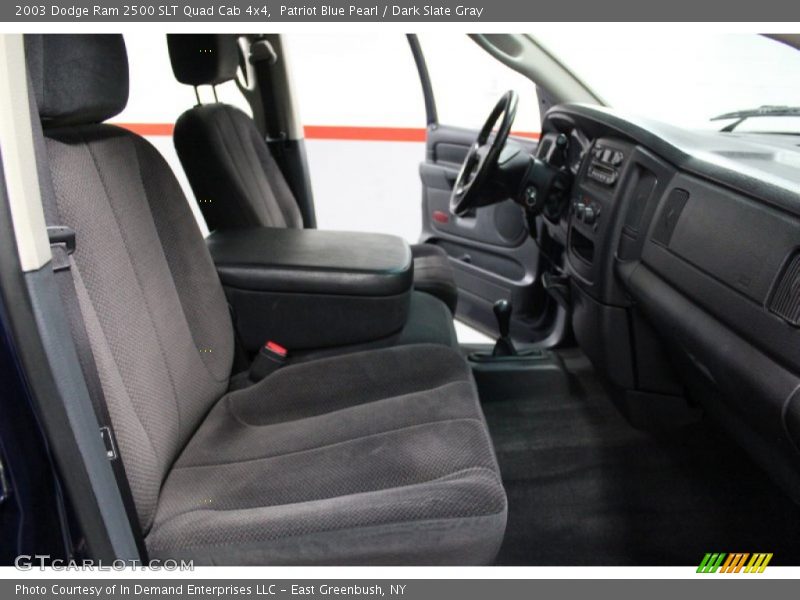 Patriot Blue Pearl / Dark Slate Gray 2003 Dodge Ram 2500 SLT Quad Cab 4x4