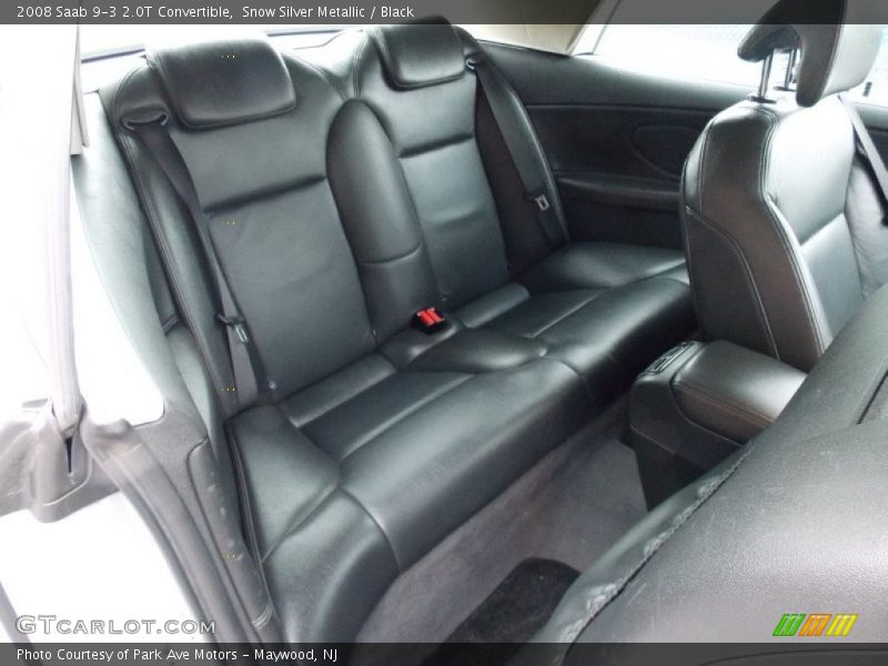 Rear Seat of 2008 9-3 2.0T Convertible