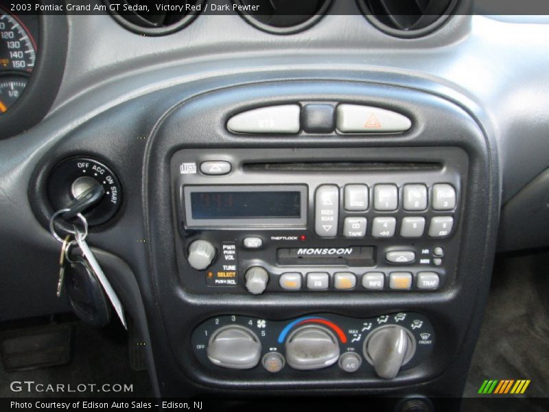 Controls of 2003 Grand Am GT Sedan