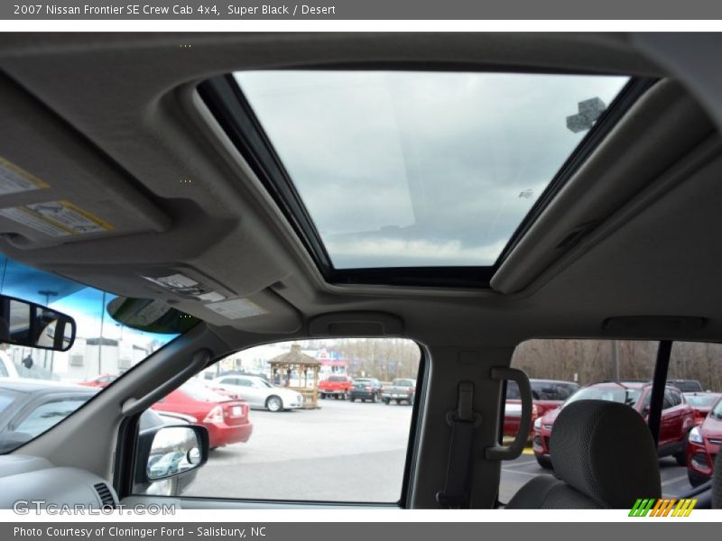 Super Black / Desert 2007 Nissan Frontier SE Crew Cab 4x4