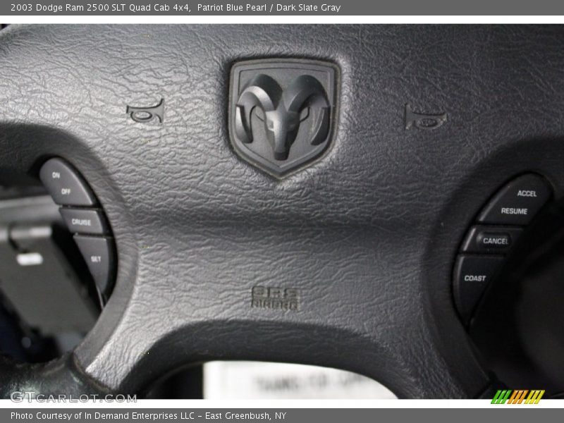Patriot Blue Pearl / Dark Slate Gray 2003 Dodge Ram 2500 SLT Quad Cab 4x4