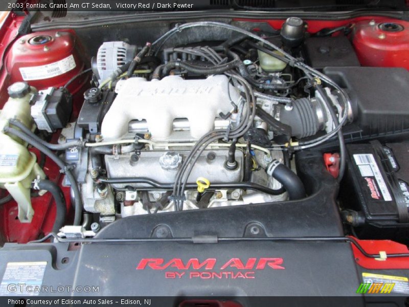  2003 Grand Am GT Sedan Engine - 3.4 Liter 3400 SFI 12 Valve V6