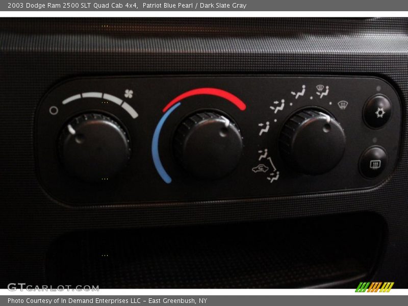 Patriot Blue Pearl / Dark Slate Gray 2003 Dodge Ram 2500 SLT Quad Cab 4x4