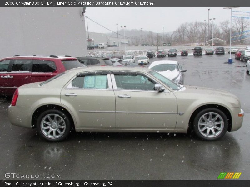 Linen Gold Metallic / Dark Slate Gray/Light Graystone 2006 Chrysler 300 C HEMI