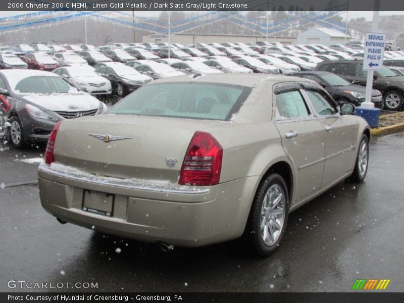 Linen Gold Metallic / Dark Slate Gray/Light Graystone 2006 Chrysler 300 C HEMI