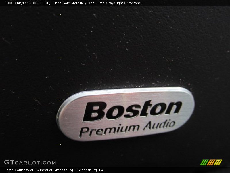 Linen Gold Metallic / Dark Slate Gray/Light Graystone 2006 Chrysler 300 C HEMI