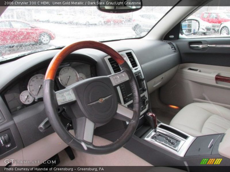 Linen Gold Metallic / Dark Slate Gray/Light Graystone 2006 Chrysler 300 C HEMI