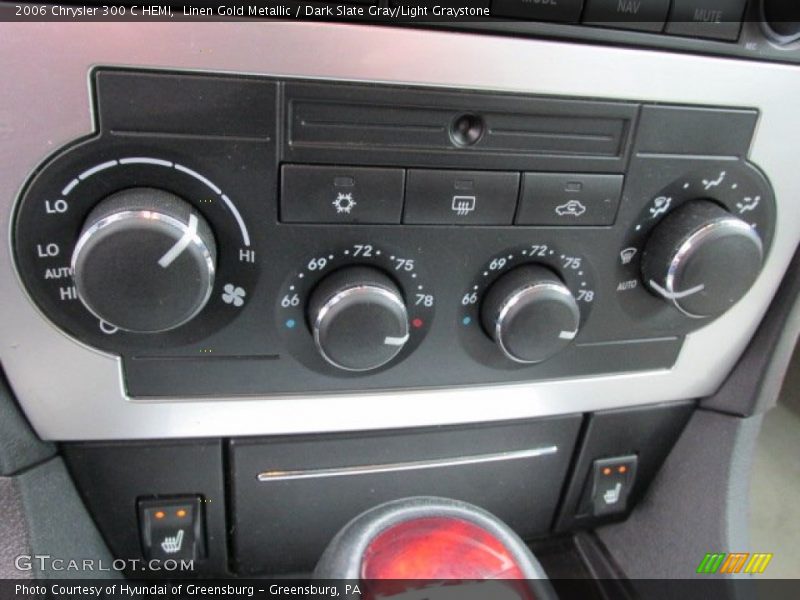 Linen Gold Metallic / Dark Slate Gray/Light Graystone 2006 Chrysler 300 C HEMI