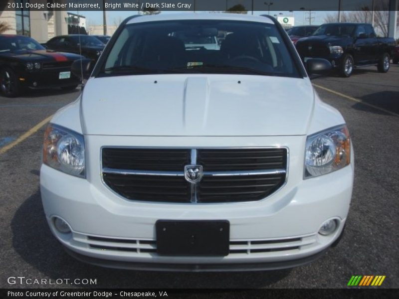 Bright White / Dark Slate Gray 2011 Dodge Caliber Mainstreet