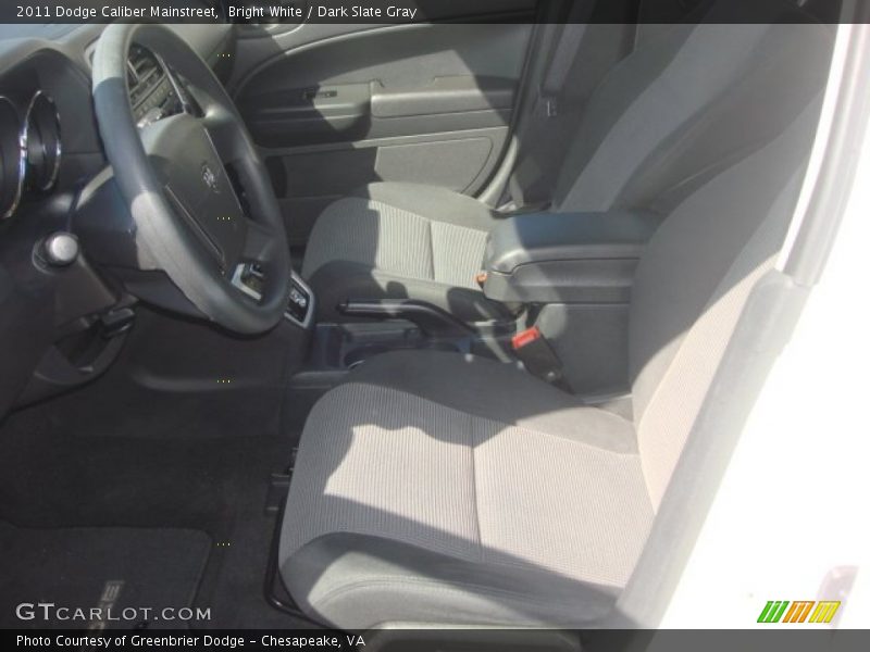 Bright White / Dark Slate Gray 2011 Dodge Caliber Mainstreet
