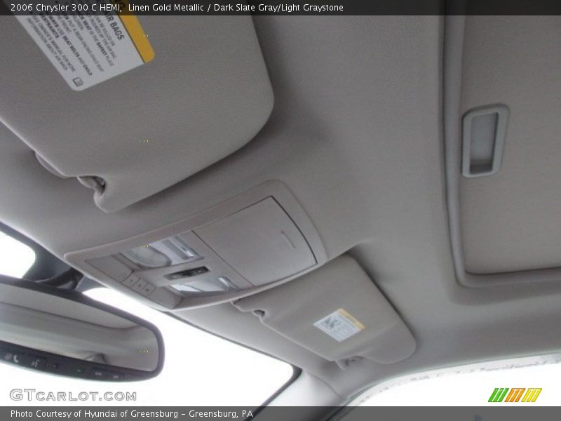 Linen Gold Metallic / Dark Slate Gray/Light Graystone 2006 Chrysler 300 C HEMI