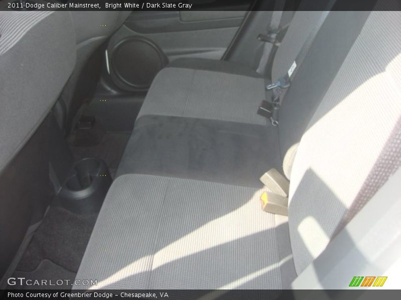 Bright White / Dark Slate Gray 2011 Dodge Caliber Mainstreet
