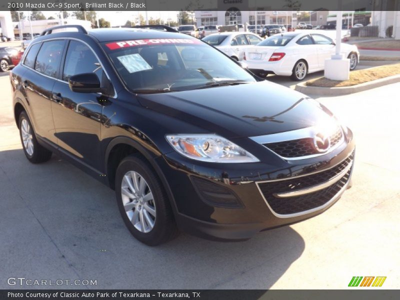 Brilliant Black / Black 2010 Mazda CX-9 Sport
