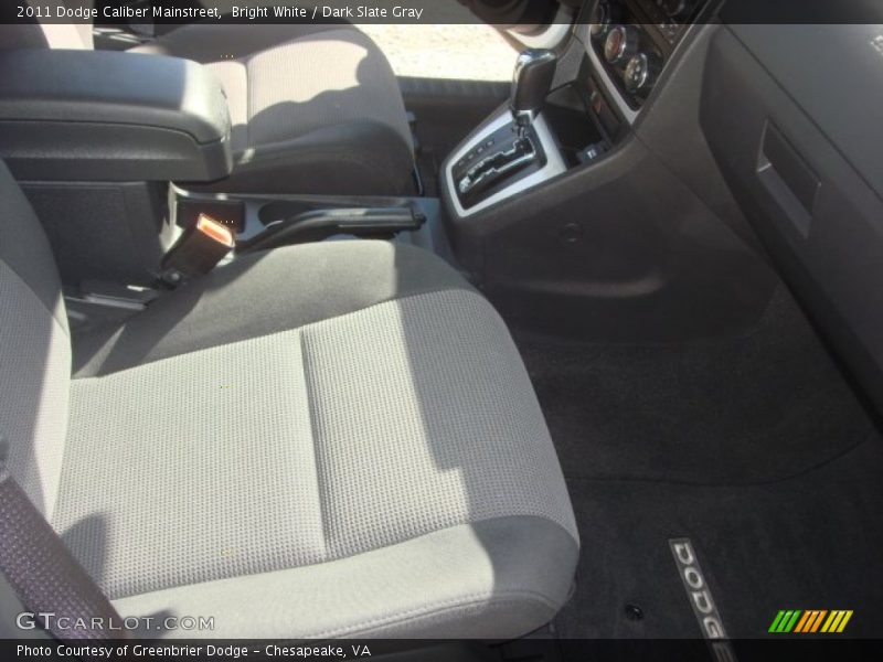 Bright White / Dark Slate Gray 2011 Dodge Caliber Mainstreet