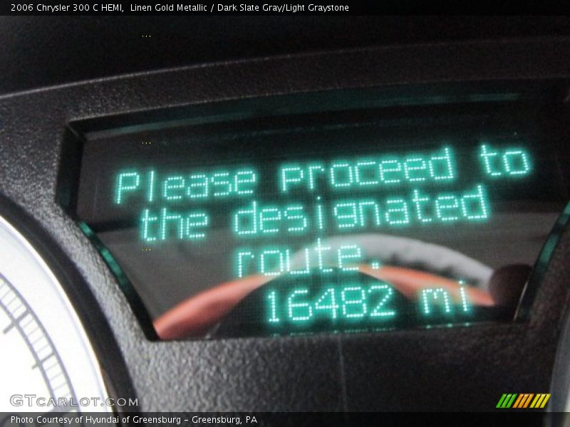 Linen Gold Metallic / Dark Slate Gray/Light Graystone 2006 Chrysler 300 C HEMI