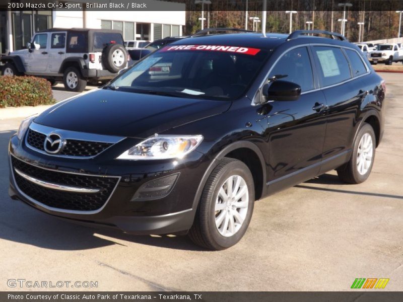 Front 3/4 View of 2010 CX-9 Sport