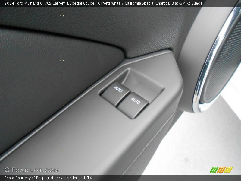Oxford White / California Special Charcoal Black/Miko Suede 2014 Ford Mustang GT/CS California Special Coupe